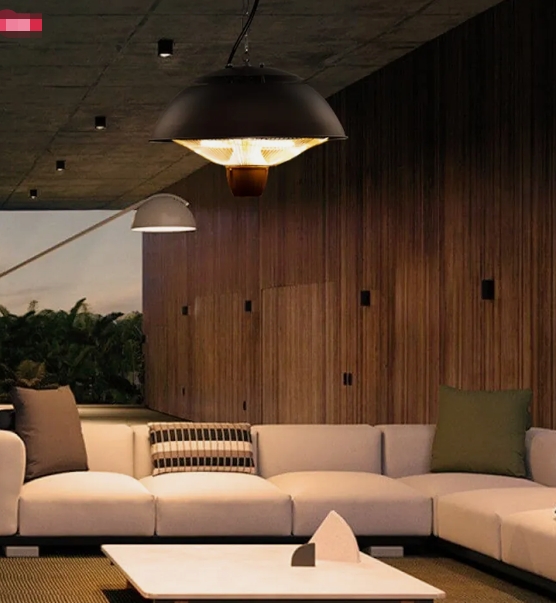 Infrared wall heater for bathroom