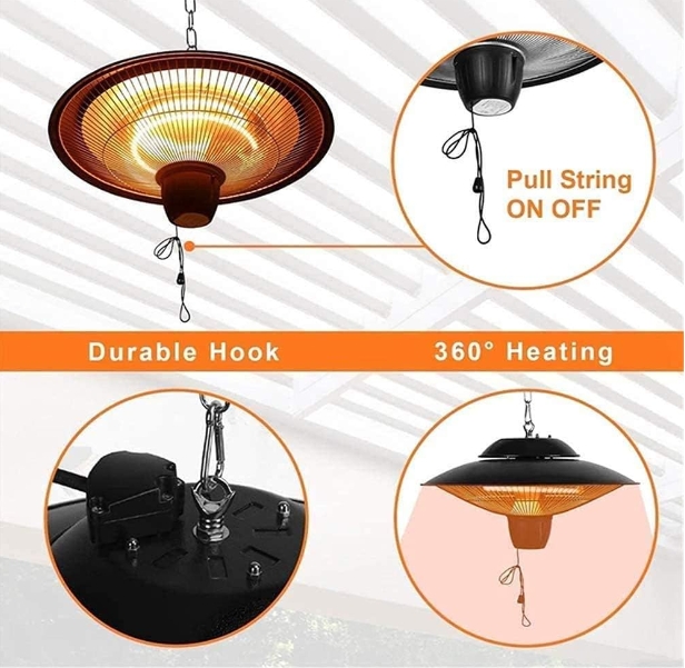 IPX4 splash proof heater