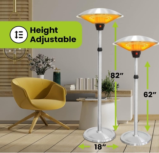Pyramid patio heater